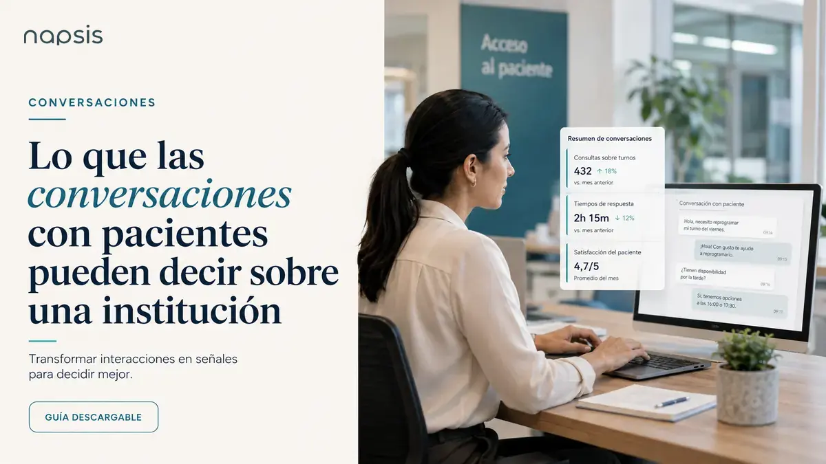 Lo que las conversaciones con pacientes dicen sobre una institución